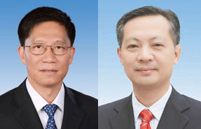 资料图：钟勉(左)与张硕辅(右)