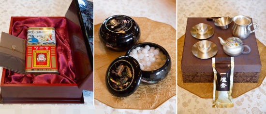 朴槿惠赠送的礼物