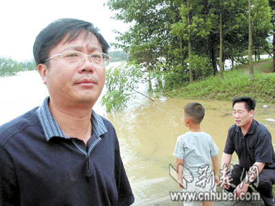 [灾区访民情]京山洪水基本退去 居民日常生活恢复