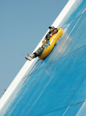 目的是台风来了首先心里要不怕