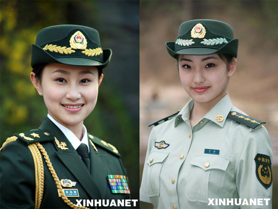 武警部队8月1日全面换装 深橄榄绿为主色调