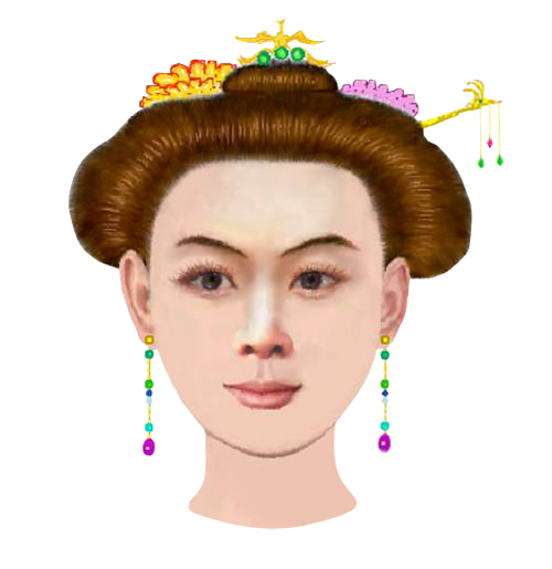 教授还原出香妃容貌