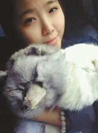 搭错车被害的女大学生高渝。（图据微博）