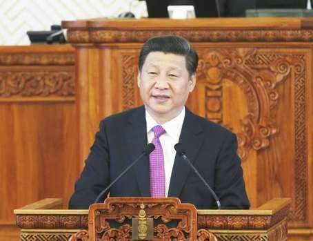 2014年8月22日，国家主席习近平在蒙古国国家大呼拉尔发表题为《守望互助，共创中蒙关系发展新时代》的重要演讲。