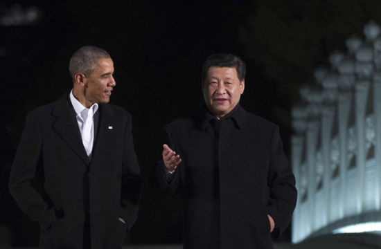 习近平同奥巴马在中南海开始正式会晤