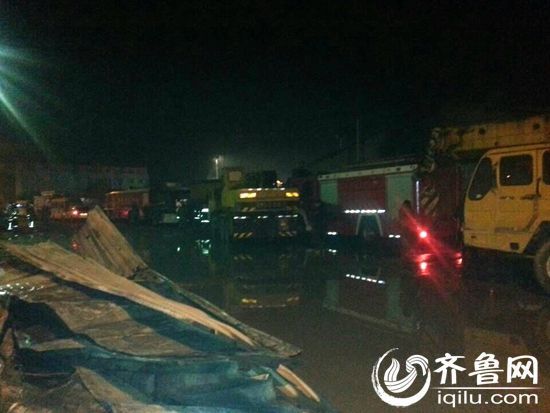 17日凌晨，发生在寿光龙源食品有限公司的火灾已经扑灭