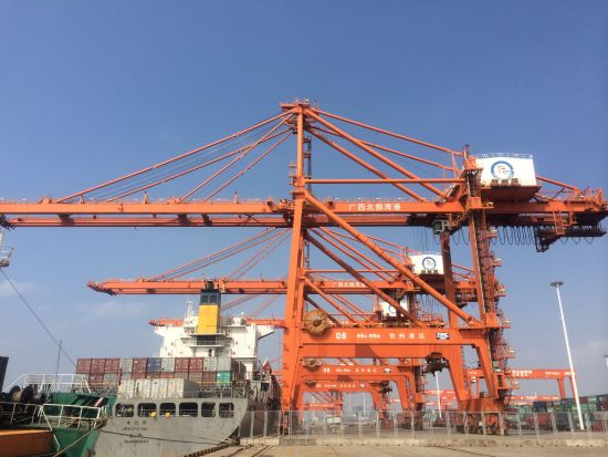 广西北部湾三大港口之一——钦州港区