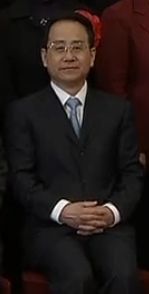 2012年3月19日，令计划照常参加第十三次全国民政会议。(图片来自2012年3月19日新闻联播视频画面)