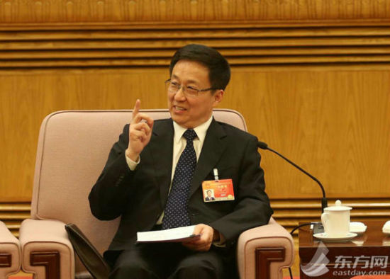 中国中央政治局委员、上海市委书记韩正