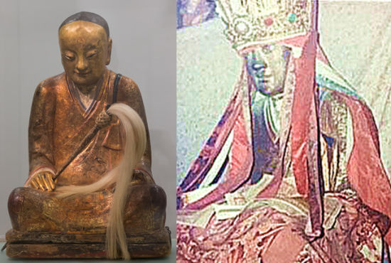 疑为中国福建被盗的“章公六全祖师”肉身像