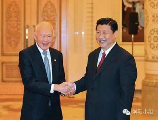 习近平与李光耀