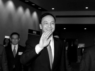 今年3月9日，朱立伦首访香港。图/CFP