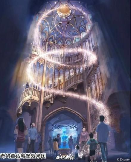 奇幻童话城堡效果图