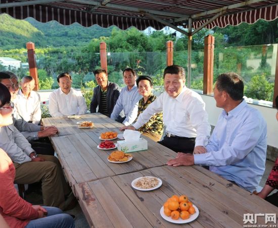 习近平在浙江舟山考察时指出，美丽中国要靠美丽乡村打基础。