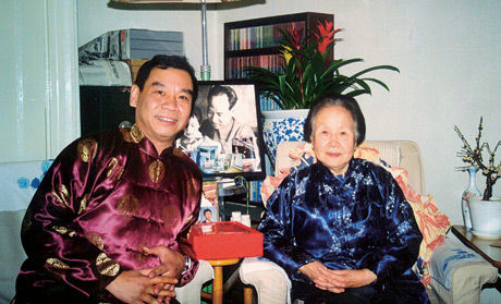 张洁清晚年与儿子