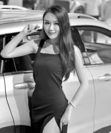 为数不多的车模，仍然吸引人们的目光