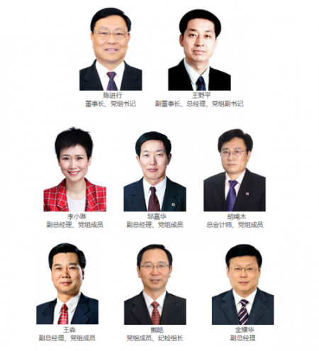 大唐集团领导层。