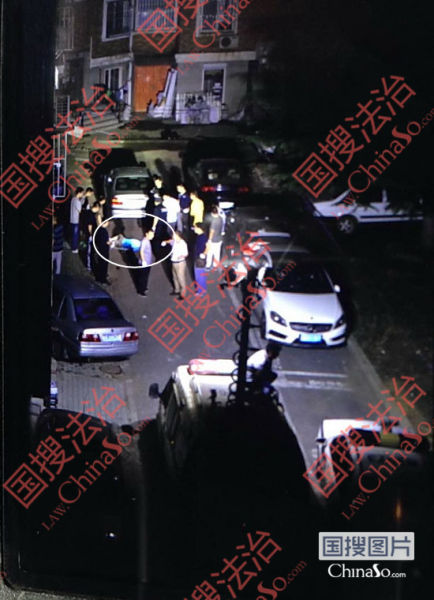 枪击案事发现场（国搜法治独家新闻突发 请勿转载）