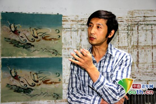 高山先生。中国青年网记者 王婧 摄