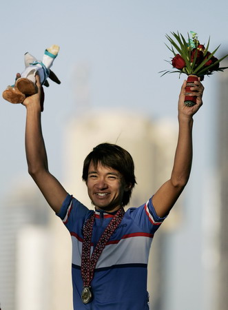 图文西班牙自行车世锦赛冠军黄金宝