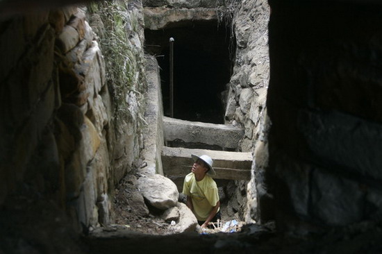 图文:重庆渣滓洞部分水毁后重新开放