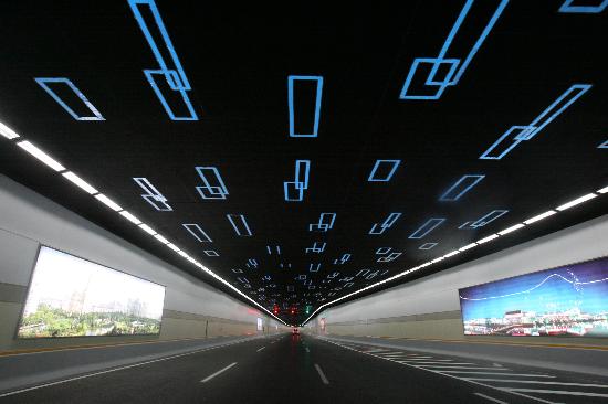 图文:苏州独墅湖隧道即将竣工通车(1)