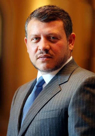 图文:约旦哈希姆王国国王像