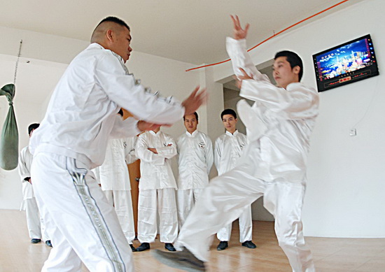 福清两兄弟担起宗鹤拳传承重担(组图)