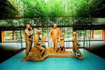 雕塑家李向群作品 老乡同庚