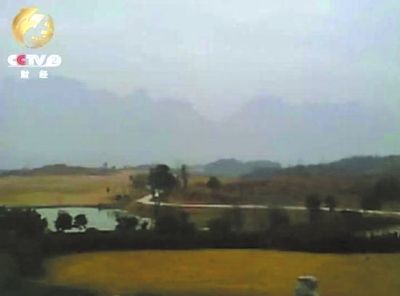      张家界高尔夫球场部分场地。