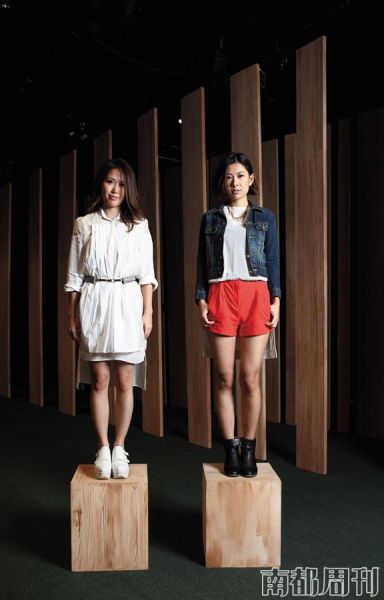 孙晓慧Kendy（左）与叶晴晴Robynn（右）。