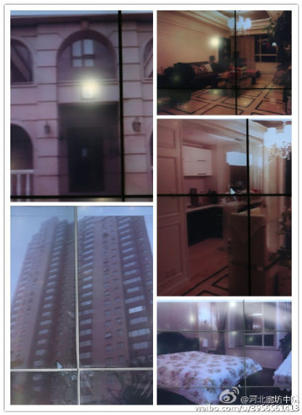 图为祝作利收受房产照片