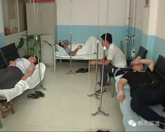 染病居民正在治疗中