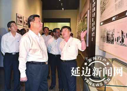 总书记参观延边博物馆。吉林日报记者 宋锴 摄