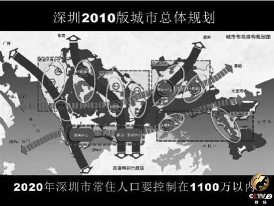 深圳2010版城市总体规划