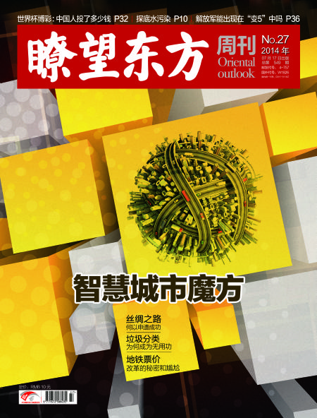 瞭望东方周刊第27期封面