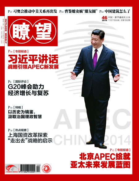 《瞭望》第46期封面