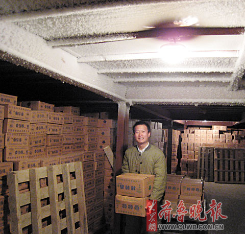 感受冷库工人的"冰火两重天"