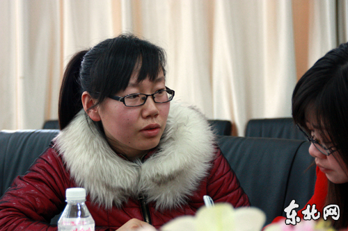 苏玉双接受本网记者采访。东北网记者 张锐 摄