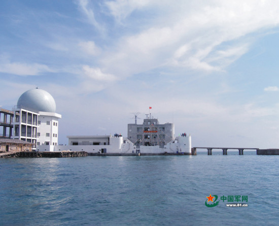 菲律宾称中国在美济礁扩建设施工程量很大