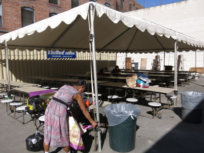 洛杉矶游民巷是无家可归者的主要聚集地.