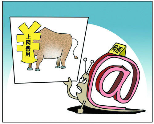 资费高，速度慢