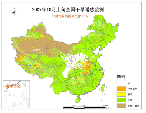 目前,内蒙古的牧草和东北地区的作物均已成熟收获,土壤干旱对农牧业