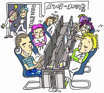 日本:"网吧难民"约达5400人