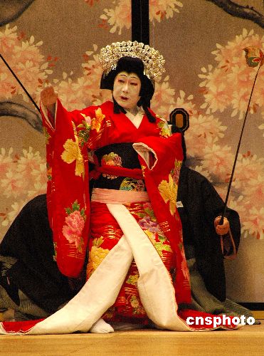 图:日本国粹歌舞伎来杭巡演