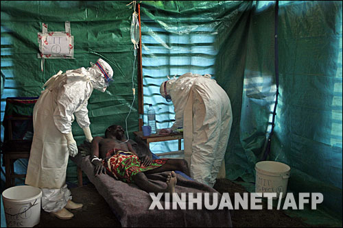 刚果(金)埃博拉出血热病患者增加(组图)