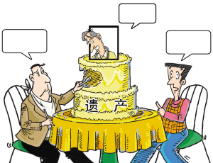 侄子外甥庭上辩孝顺争遗产