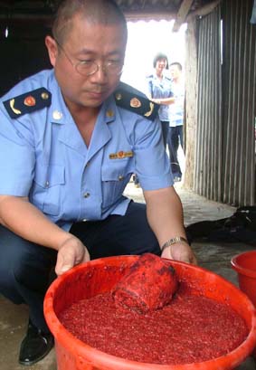 当心"人造猪血"