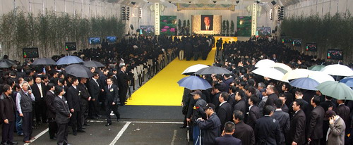 五千黑衣送陈启礼港日黑帮台湾政要皆到场祭拜