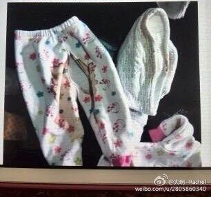 女婴裤子大量出血 图片来自网友